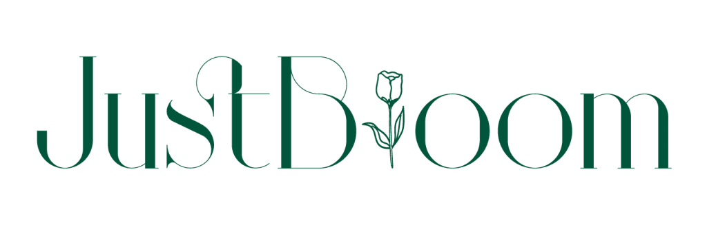 JustBloom logo – white-01-01