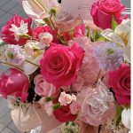 Esmerelda HotPink Rose Flower Box