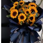 Germaine Sunflower Hand Bouquet