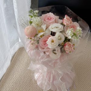 Pink Glow Posy Flowers Bouquet