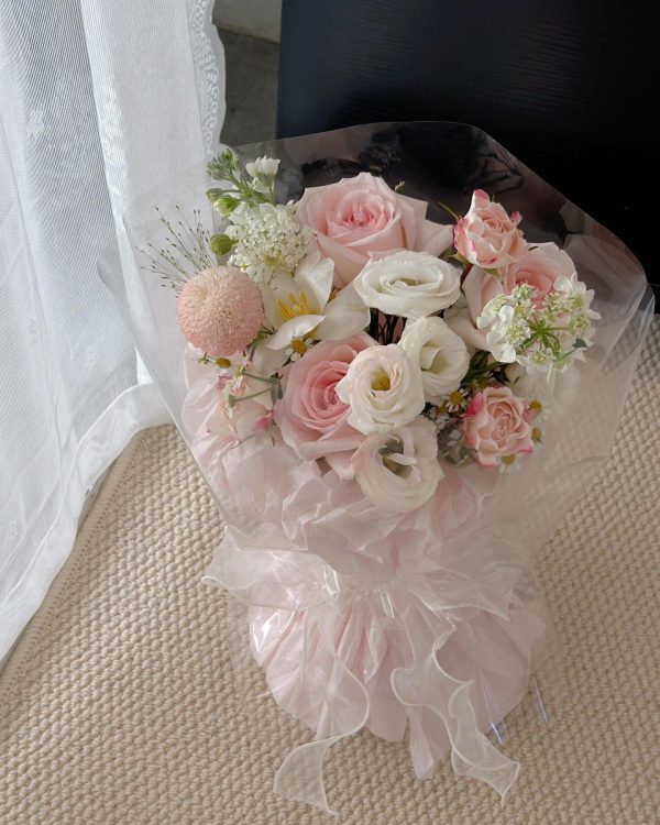Pink Glow Posy Flowers Bouquet