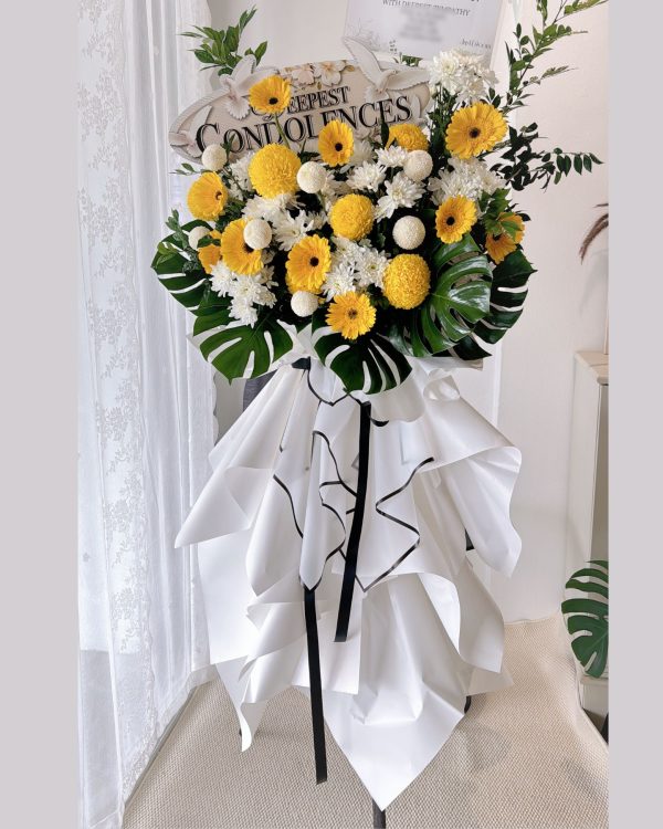 Deepest Condolence & Funeral Flower Stand