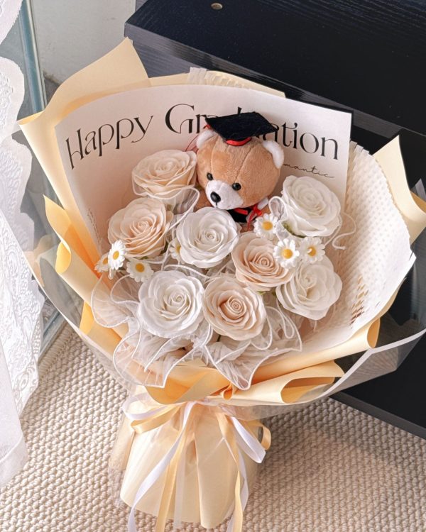 Delicate Dreams Graduation Flowers ( Soap Flowers)