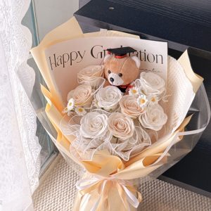 Delicate Dreams Graduation Flowers ( Soap Flowers) - Hover