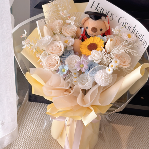 Achievement Blossom Graduation Flowers ( Soap Flowers) - Hover